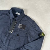 Crinkle Reps Overshirt Navy