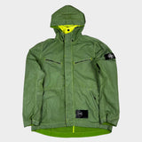 Pixel Reflective Hooded Jacket Green