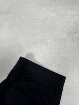 Compass Patch Cargo Trousers Black