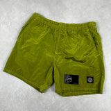 Nylon Metal Swim Shorts Lime Green