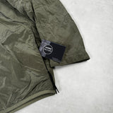 Nylon Metal Lined Overshirt Khaki