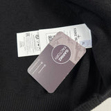 Zip Knit Jumper Black