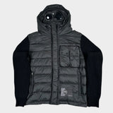 Hybrid Down Knit Goggle Jacket Black