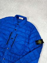 Micro Yarn Down Overshirt Blue