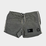 Nylon Metal Swim Shorts Silver
