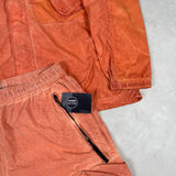 Uneven Pigment Dyed Nylon Smeriglia Set Orange