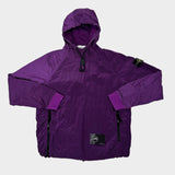 Nylon Metal Smock Pullover Purple