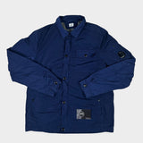 Chrome Zip Overshirt Navy