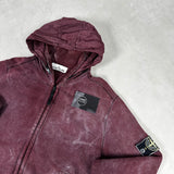 Frost Full Zip Hoodie Burgundy