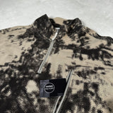 Earth Mapping Camo 1/4 Zip Sweatshirt Dove Grey