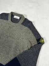 Block Knit Sweatshirt Multi