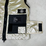 Special Process Iridescent Reflex Mat Gilet Gold