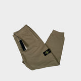 Cotton Fleece Joggers Beige