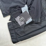 Micro Yarn Lined Overshirt Black
