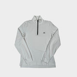 Lightweight 1/4 Zip Top White