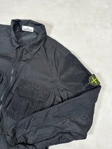 Nylon Metal Ripstop Overshirt Black