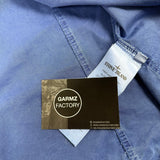Brushed Cotton Overshirt Blue