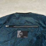 Shadow Project Nylon Metal Spider Bomber Jacket Blue