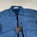 Garment Dyed Crinkle Reps NY Overshirt Blue