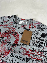 Graffiti T - Shirt Grey
