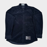 Micro Corduroy Overshirt Navy