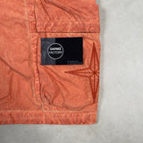 Uneven Pigment Dyed Nylon Smeriglia Set Orange