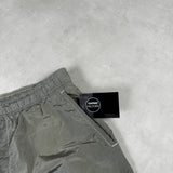 Nylon Metal Swim Shorts Silver