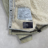 Poly Cover Composite Sherling Lined Jacket Cream