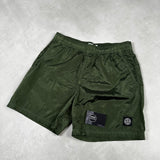 Nylon Metal Econyl Swim Shorts Green