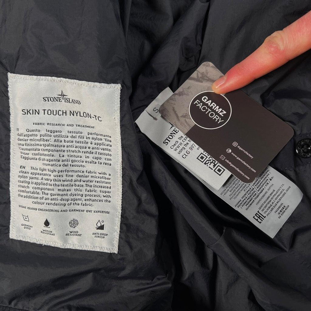 STONE  Skin Touch Nylon ワッペン欠品 Stone Island Skin Touch Nylon Tc Jacket Black – Garmz Factory
