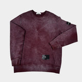 Hand Corrosion Sweatshirt Burgundy