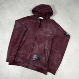 Frost Full Zip Hoodie Burgundy