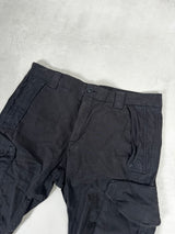 Lens Cargo Trousers Ergonomic Fit Black