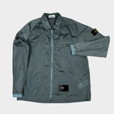 Econyl Nylon Metal Overshirt Light Blue