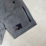 Dust Plated Reflective Shorts Silver