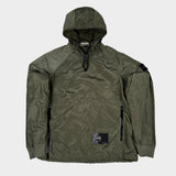 Nylon Metal Smock Pullover Khaki