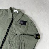 Garment Dyed Pocket Overshirt Green
