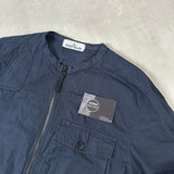 Garment Dyed Ripstop Overshirt Navy