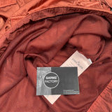 Nylon Raso Silk-TC Hooded Smock Brick Red