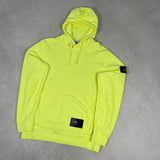 Brushed Cotton Hoodie Yellow