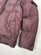 Garment Dyed Crinkle Reps NY Down Jacket Burgundy