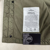 Garment Dyed Crinkle Reps NY Overshirt Green