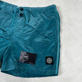 Nylon Metal Swim Shorts Light Blue