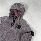 Nylon Metal Smock Pullover Rose Pink