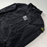 Nylon Metal Smock Pullover Black