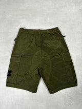 Nylon Metal Bermuda Comfort Shorts Khaki