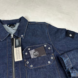 Denim Research Indigo Zip Overshirt Blue