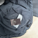 Felpa Diagonale Gommata Hooded Smock Avio Blue
