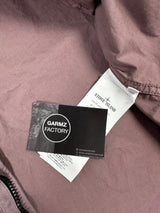 Organic Cotton Twill Overshirt Purple