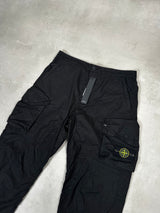 Cotton Loose Fit Cargo Pants Black